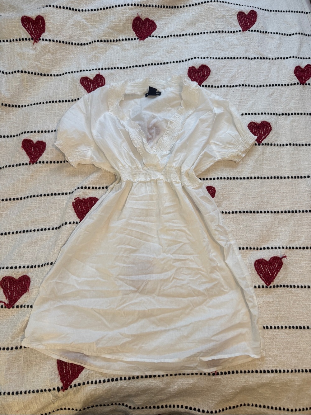 Y2K SHEER White Mini Dress